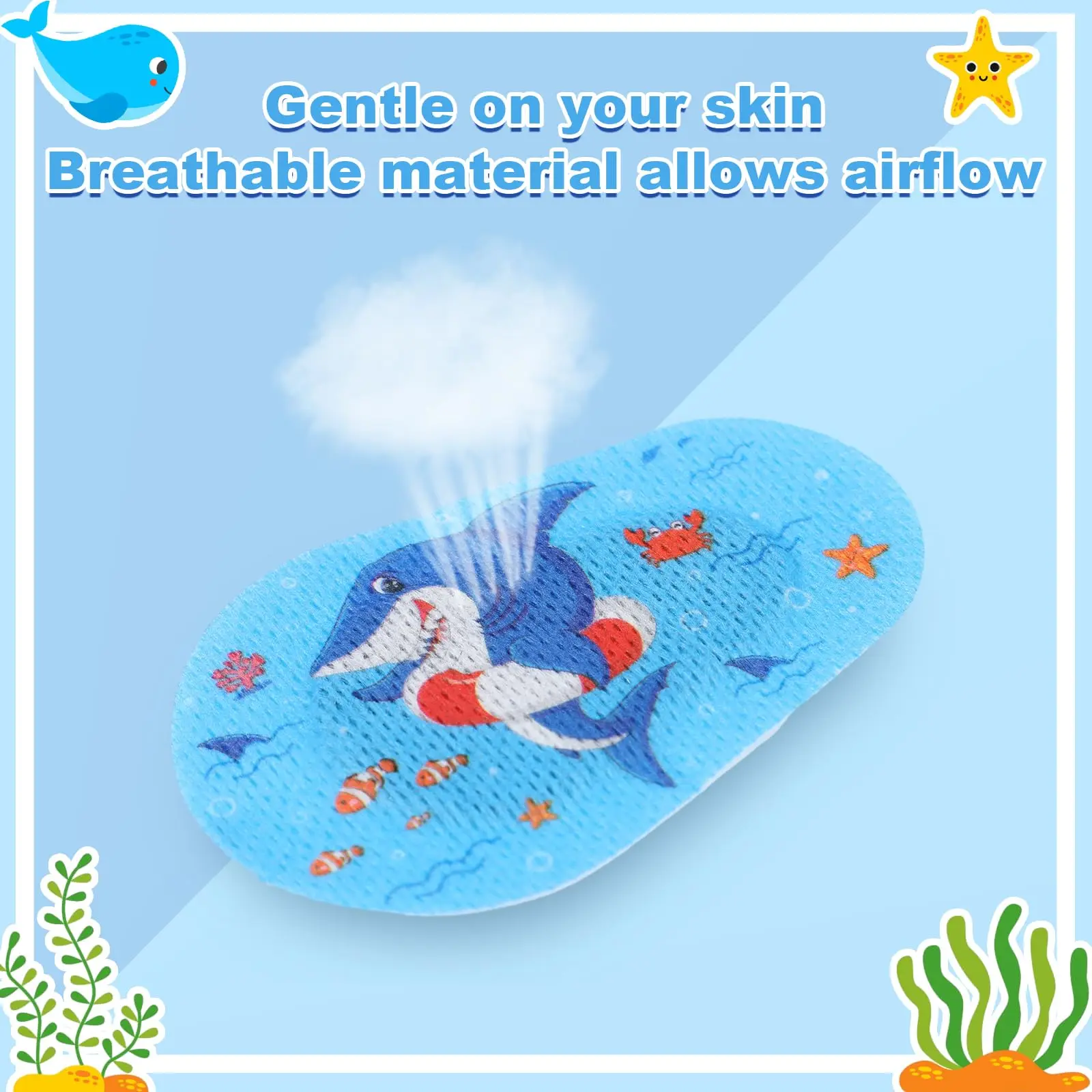 Regular Size Multi Styles Breathable Latex Free Disposable Eye Pad Blocking Light Eye Patches for Lazy Eye