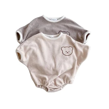 2022 Cheap Baby romper Short Sleeve Baby Clothing One Piece Summer Towel Unisex Baby Clothes Girl Boy Jumpsuit