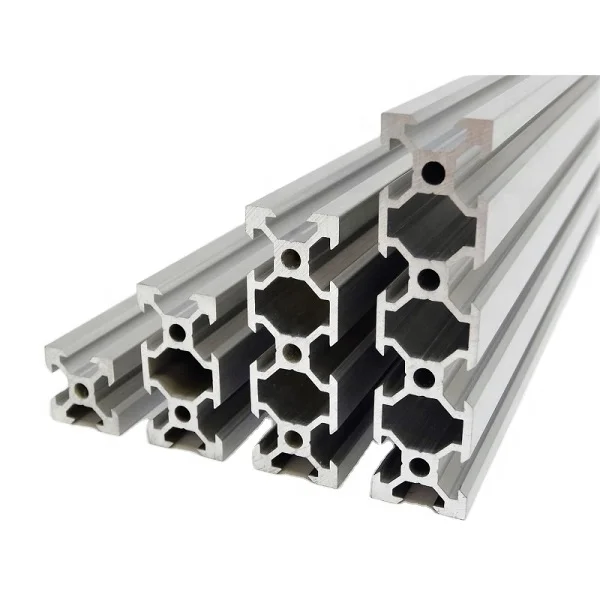 Coavoo Profilé en aluminium 2020 - 500 mm - Type V - Noir - Profilés en aluminium - 20 x 20 cm - Standard européen - Extrusion - Lot de 6 - Pour imprimante 3D DIY et CNC