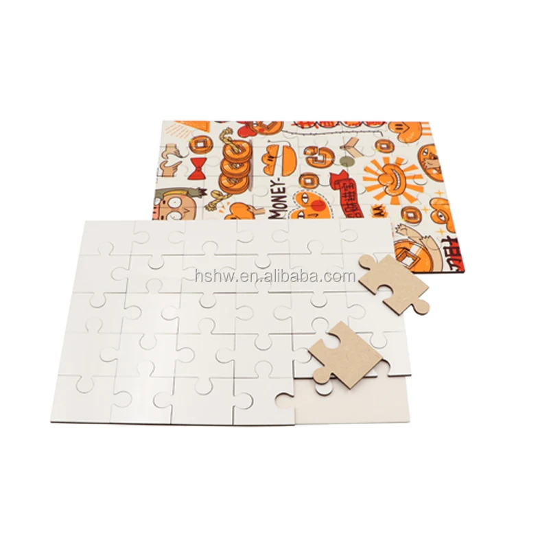 A4 Size Blank Mdf DYE Sublimation Puzzle
