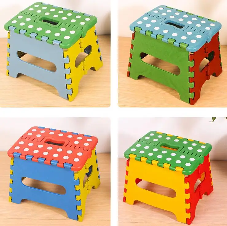 Рекламный маленький точечный стул для стадиона, детский стул, пластиковый складной стул