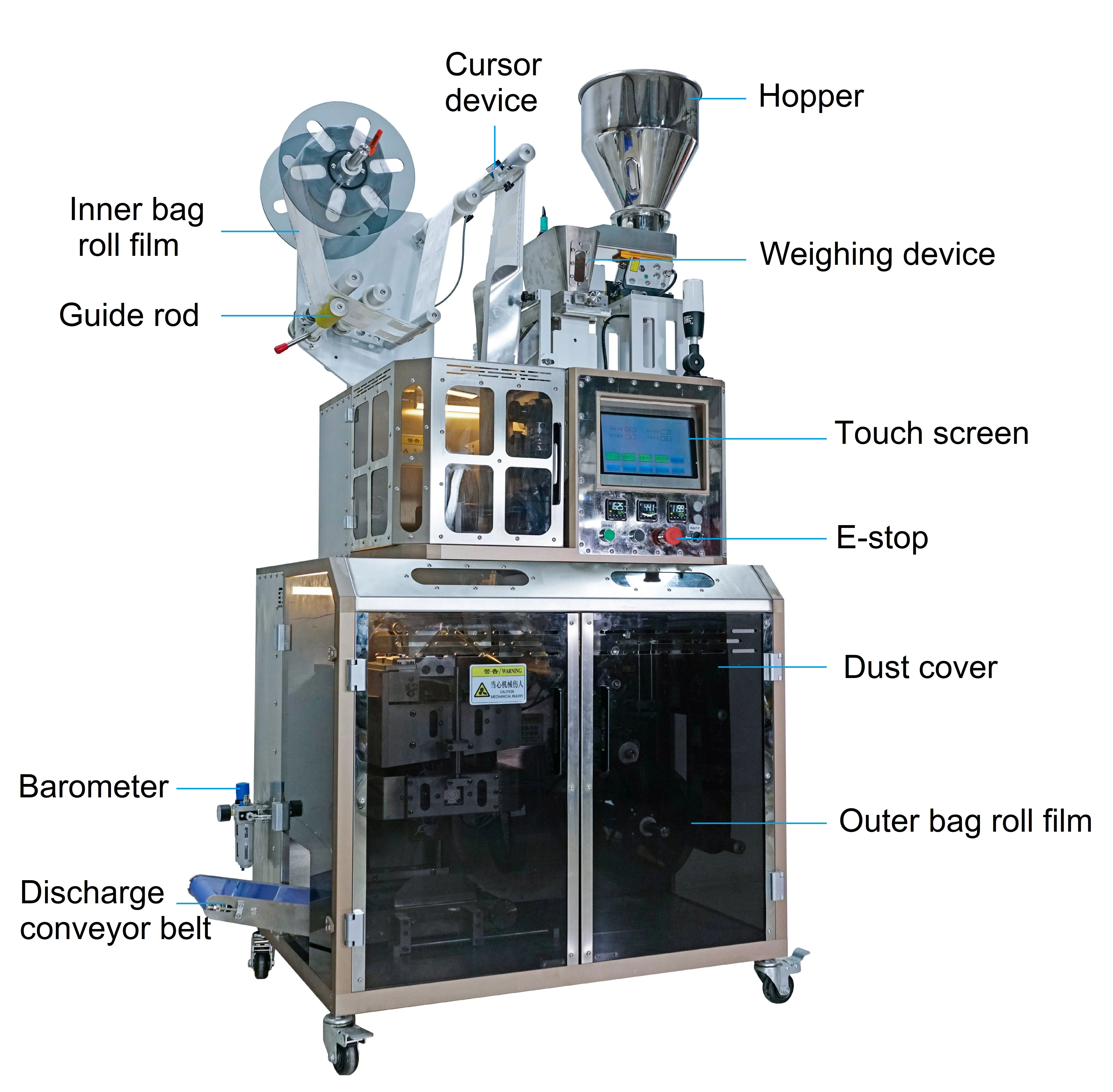 High Speed Automatic Drip Bag Coffee Tea Packing Machines Filter Drip ...