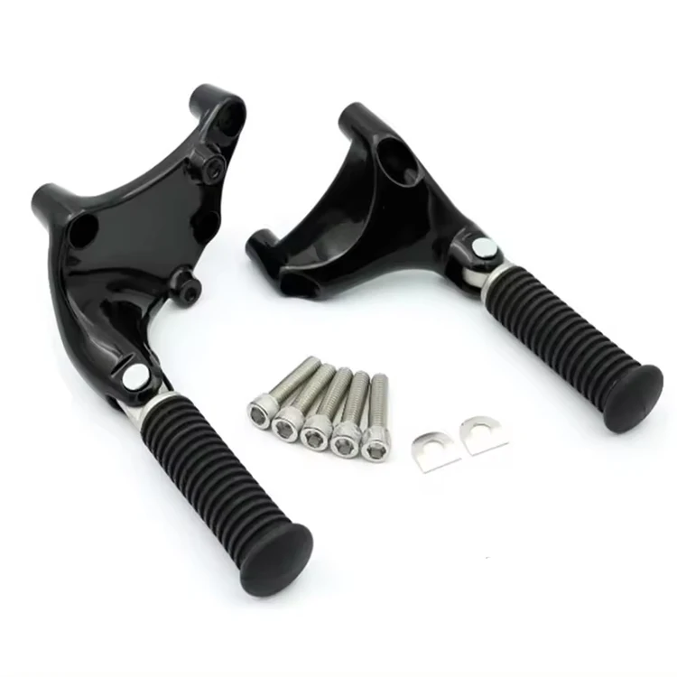 Factory Custom Motorcycle Footrest with Side Stand for Harley Sportster Iron 883 1200 XL 48 72 SuperLow Custom