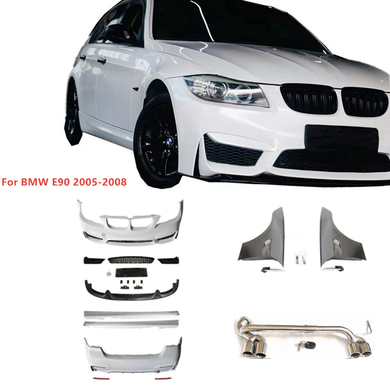 Front And Rear Bumper Bodykit For Bmw 3 Series E90 Prelci 20052008