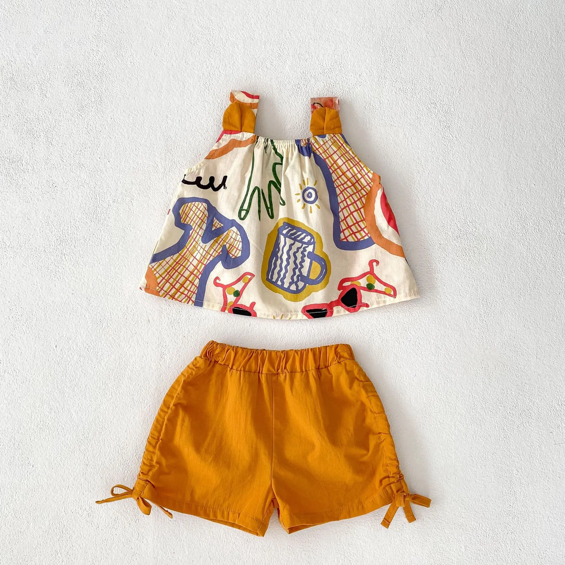 Engepapa Summer Infant Clothes Baby Trend Graffiti Fashion Clothing ...