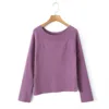 Top de punto morado orquídea