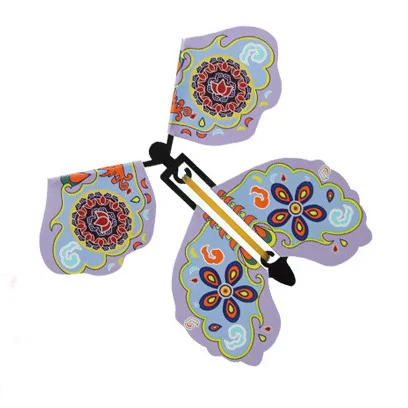 Волшебная резиновая повязка с надписью «Flying in the Book», отличный Сюрприз на день рождения, свадебная открытка, подарок, карточка-бабочка, волшебная игрушка