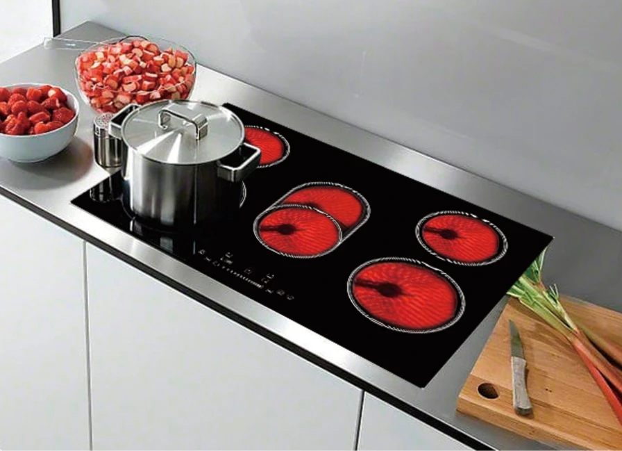 36 Inch Builtin 5 Ring Electric High Light Victro Ceramic Cooktop