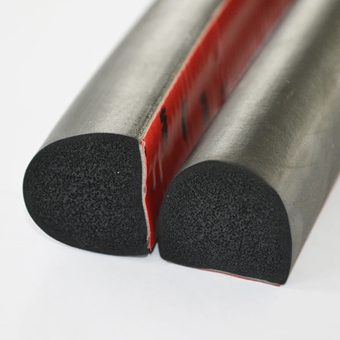 China Customized square Sponge Foam Rubber Gap Filling Seal Strip Shape Rectangle Type Soft Foam EPDM Rubber Profile Seal Strip