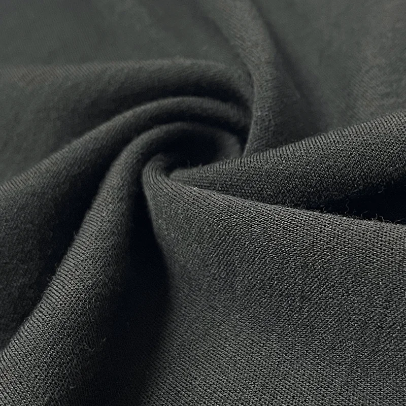 Premium Australian Rws Wool 235 Gsm 100 Merino Wool Worsted Stretch Plain Interlock Fabric For