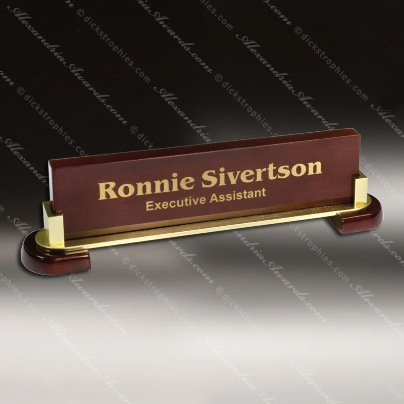 
 Декоративная пустая деревянная табличка, награды, Настольная табличка с именем  