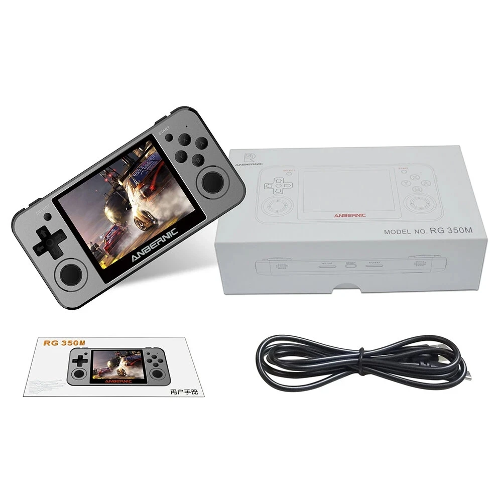 Anbernic RG350M 3,5 дюймовый IPS экран 64Bit DDR2 512M 16GB 3000 + игр Ретро портативная игровая консоль для видеоигр