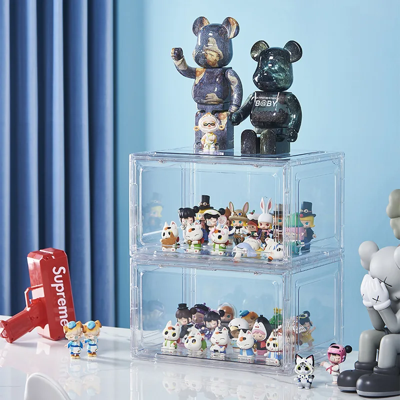 Shoe Storage Box - Transparent Acrylic, Stackable & Magnetic