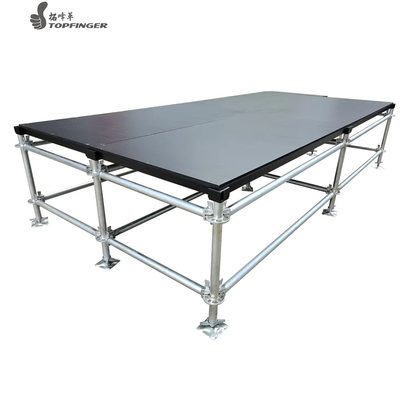Stages for Performance/led Dancing Led Pixel Dance Floor Stage Platform/high Quality Aluminum Layher Stage