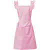 Pink simple version one-piece apron