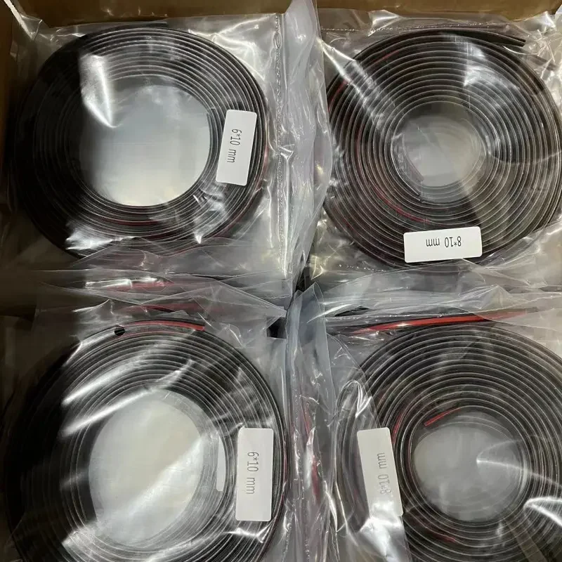 Universal Slanted T Type Weatherstrip Edge Trim Car Rubber Seal Strip Front Bumper Light Gap Custom Processing Service Available