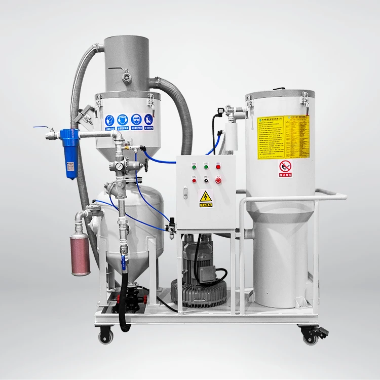 Compact Mobile Sandblaster Unit for Wind Turbine Tower Maintenance Core Components Include Pump and Motor