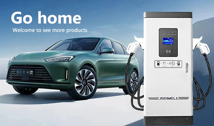 Commercial Complete Set GBT CCS2 CCS1 CHADeMo 60kw 120kw DC Electric Vehicle Charging Station ECO Flow Charging Station factory