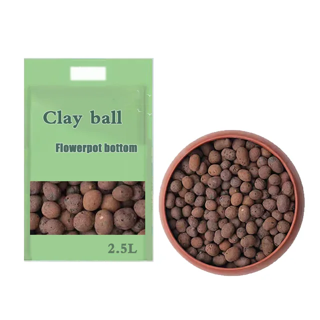 Lightweight high-strength insulating clay balls and ceramites for hydroponics of flowers and plants