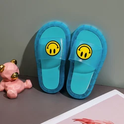 JOGHN, новинка, летние детские сланцы, крутые сандалии для мальчиков и девочек со светодиодной подсветкой, дизайнерские сандалии из ПВХ с открытым носком и улыбающимся лицом