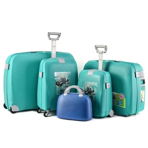BUBULE Hot Sale 100% PP OEM Trolley Customized Travel Suitcase Luggage Set