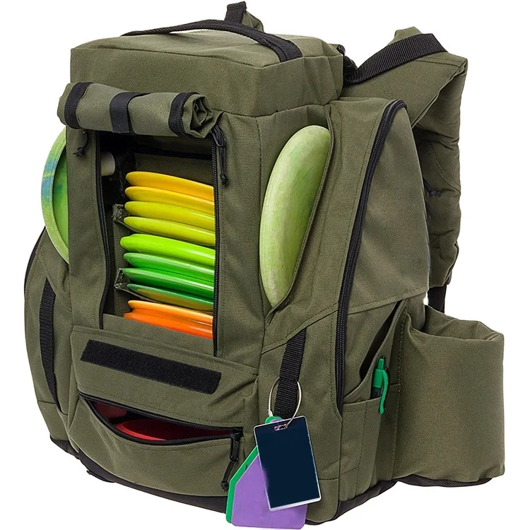 Water Bottle Frisbee Disc Backpack 