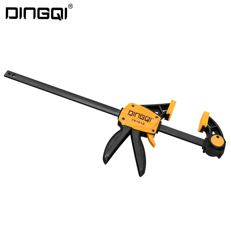 DINGQI Quick Release Clip Wood Clamp Nylon Heavy Duty Bar Clamp Both Internal and External for Carpenter Woodworking
