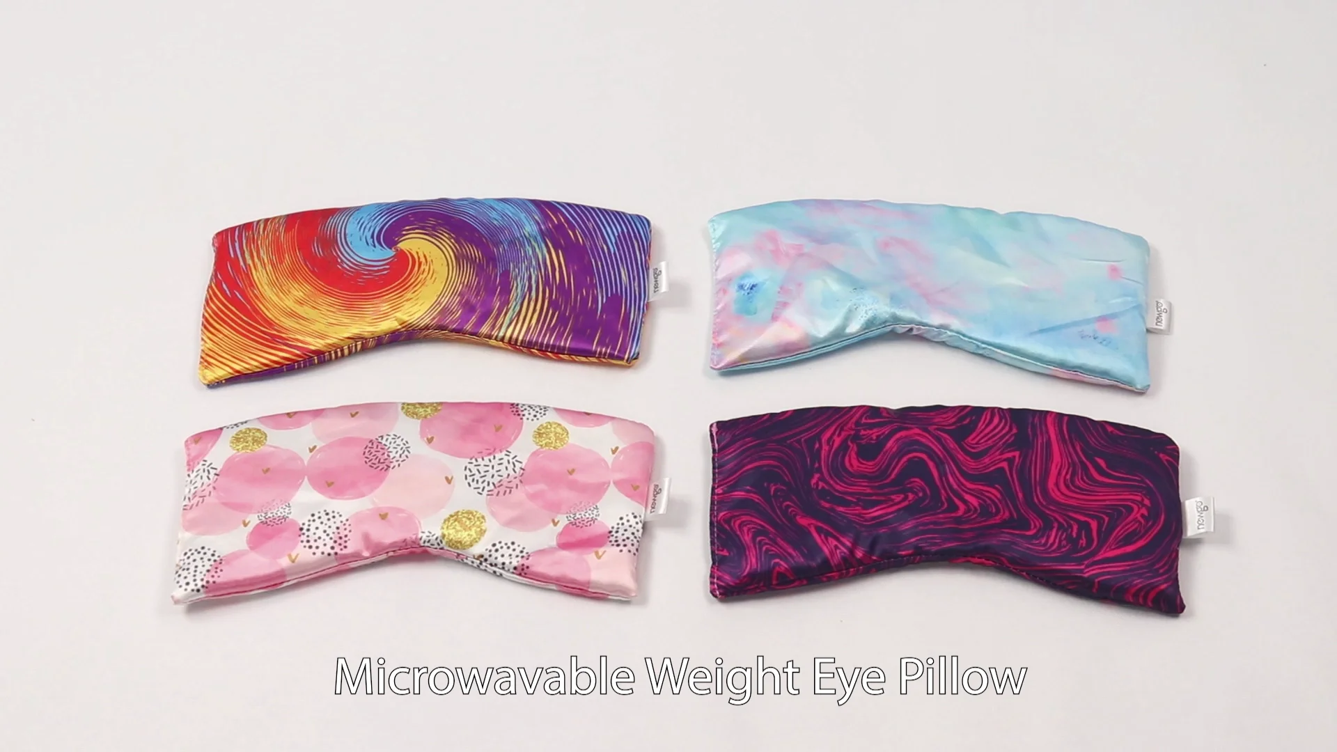 Custom Weighted Eye Pillow Silk Cotton Sleep Eye Mask Silk Eyemask