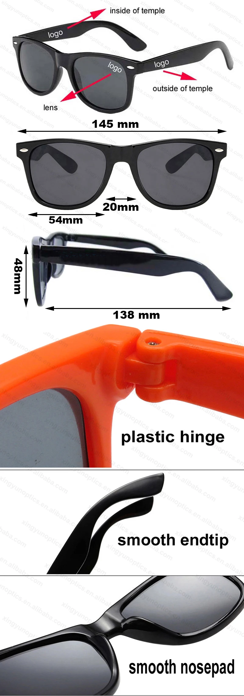Wholesale Sun Glasses Rpet Recycled Pc Event Wedding Festival Men Cheap