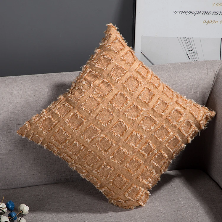 outdoor macrame pillow