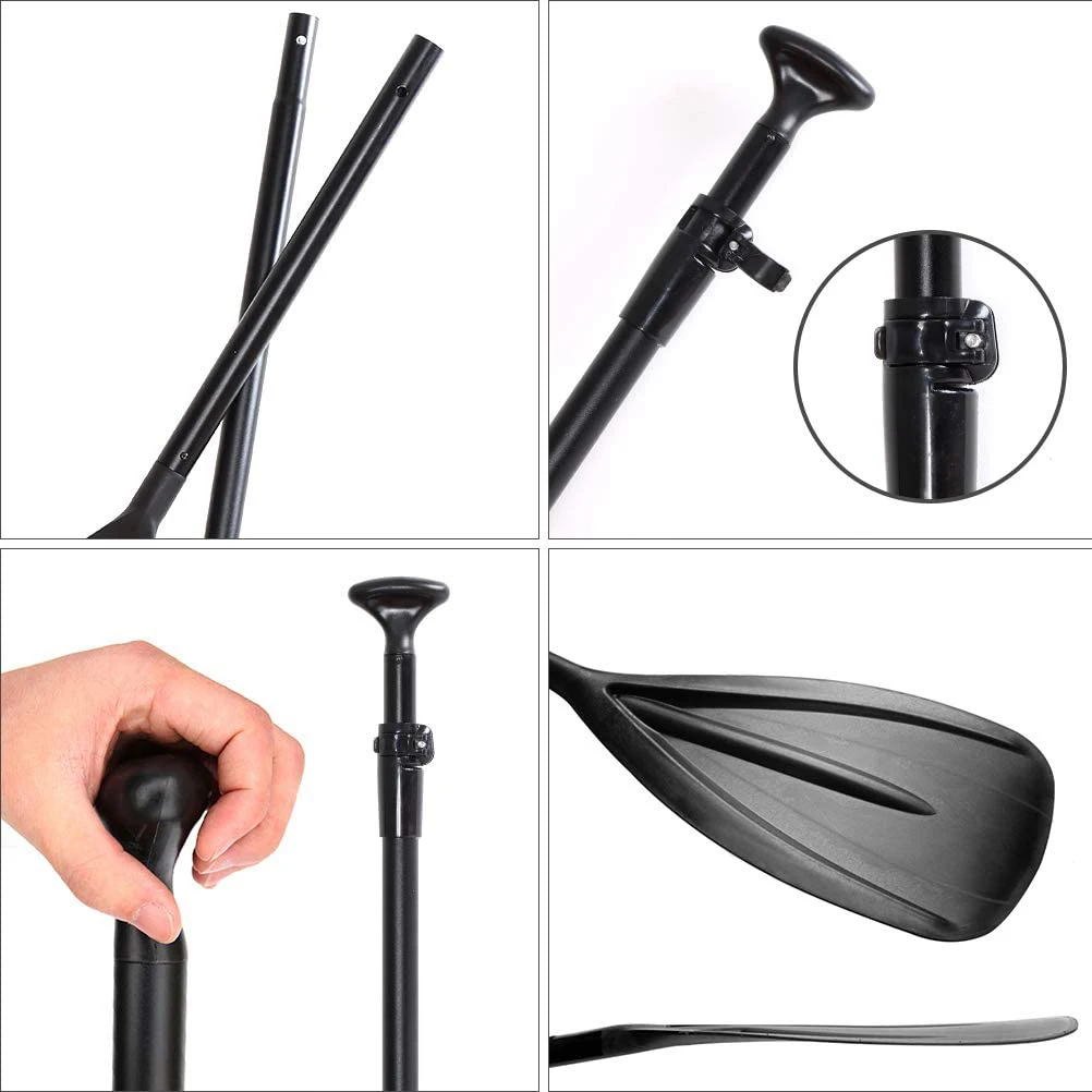 3-section Adjustable Stand up Paddleboard Accessories Lightweight Adjustable Rowing Oars Sup Paddle Spare Parts