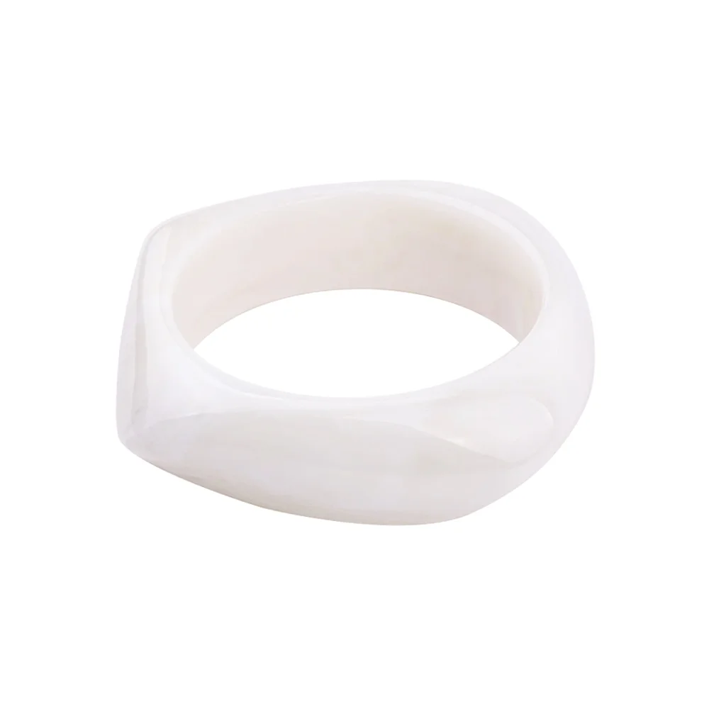 Lot De 3 Bracelets Résine Acrylique Femme – Géométriques Et Légers