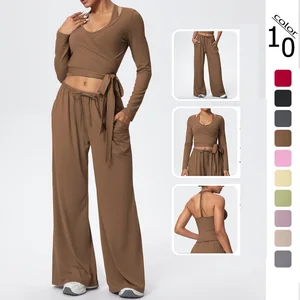 3Pcs Gym Set Women's Gym Fitness Sets Activewear Sportswear Fitness Clothes Activewear Workout Set