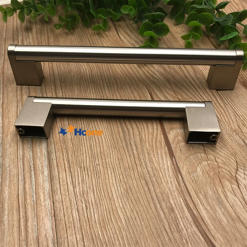 Hoone Modern Stainless Steel Door Handle Kitchen Handles Drawer Fashion Furniture Handle