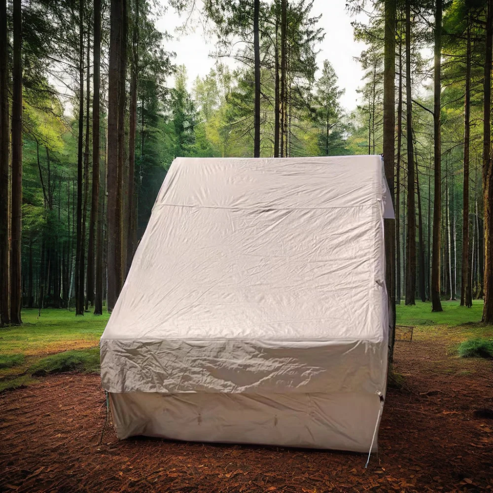 Large Portable PVC Composite Cloth Waterproof Air Tent for Family Travel Outdoor Camping Inflatable Cabin Tents