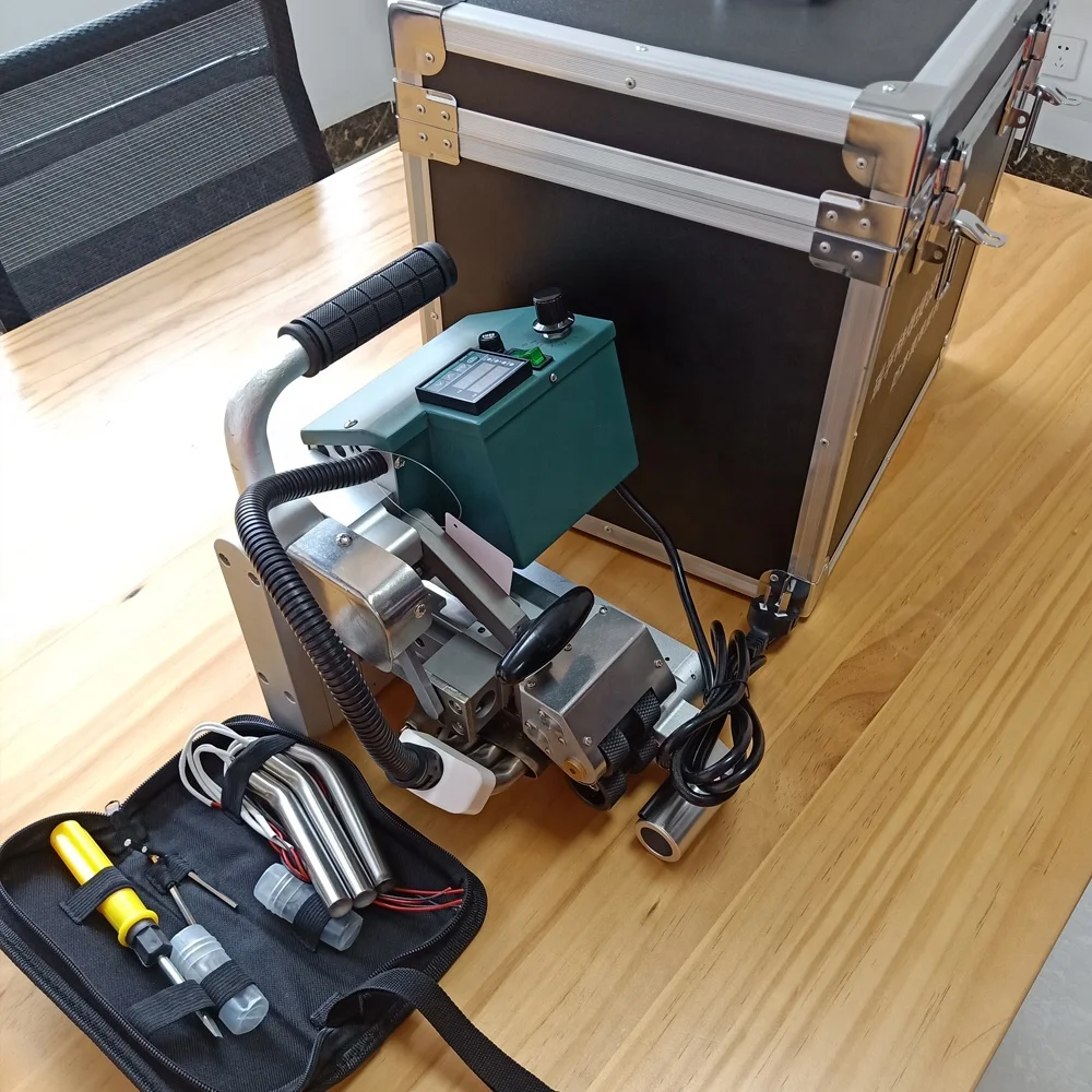 HDPE Geomembrane Hot Wedge Welder Welding Machine Liner Geomembrane 1800W