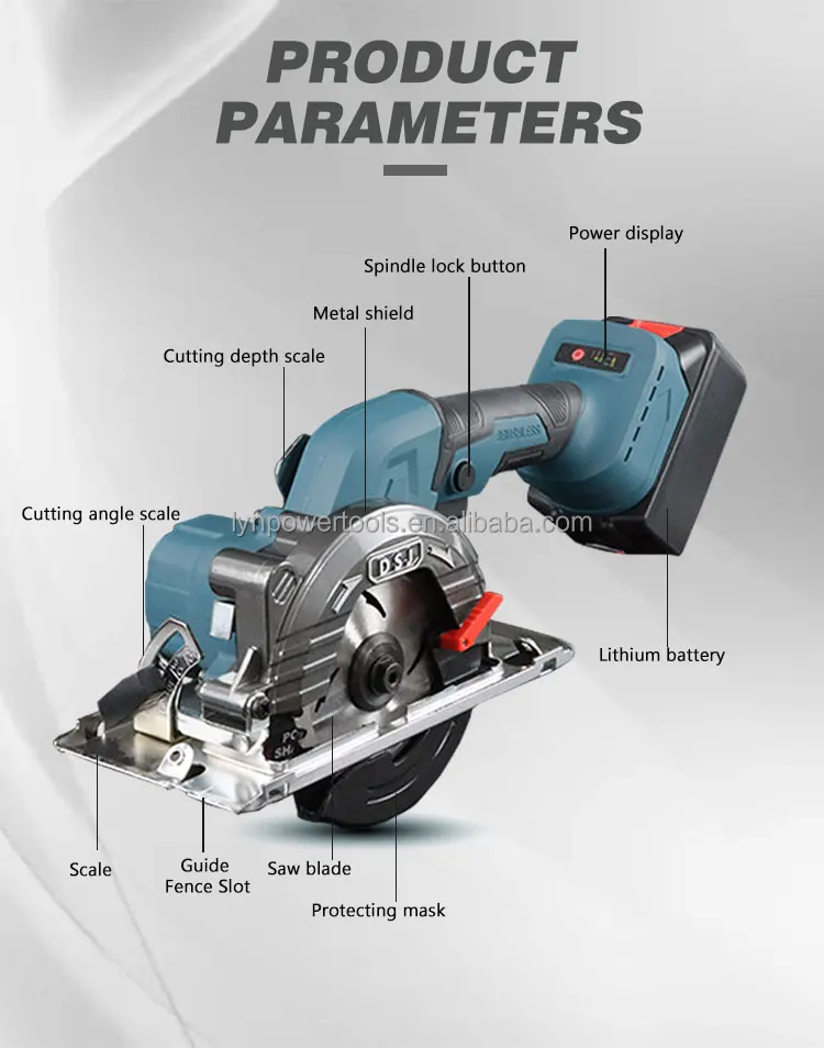 Km Powered Handheld Liion Battery Cordless Brushless Blade Saw