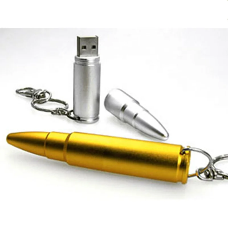Promotion USB Flash Gadgets Bullet Vibrator USB Flash Drive Metal Pen Usb With Keychain