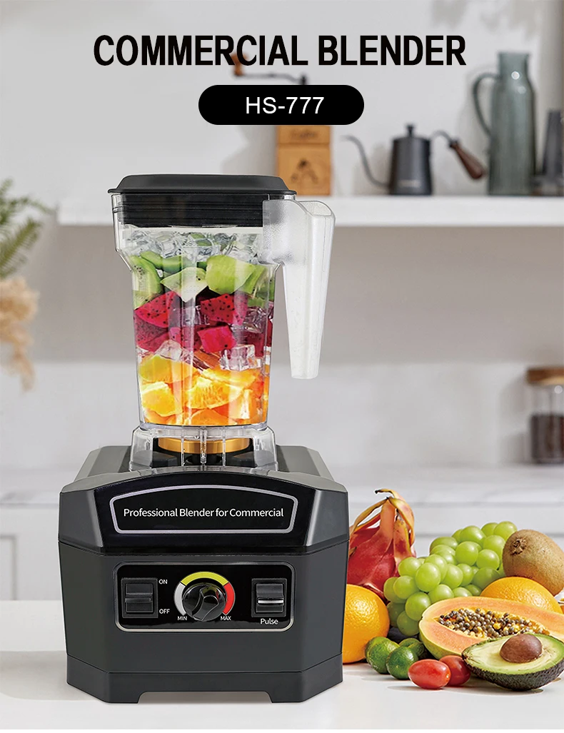 Commercial Blender Cleanblend With 5-Year Full Warranty 1800W