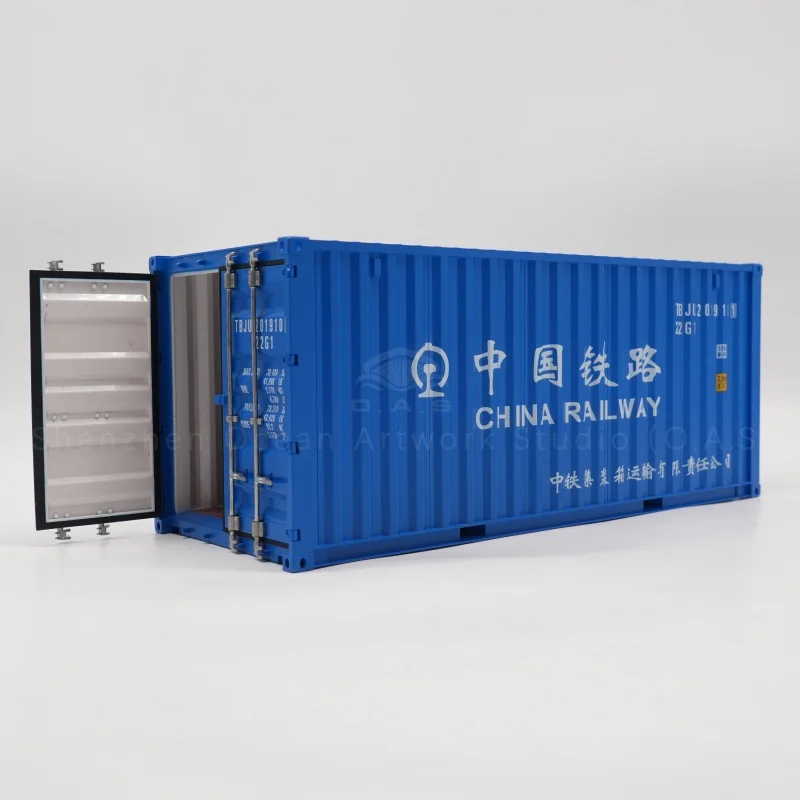 【LA】O.A.S. Fabrica Modellorem Containerum Ad Mensuram Facta, Ars Scatulorum Navalium Ad Scalae 1:20, Modellos Containerum ZGTL