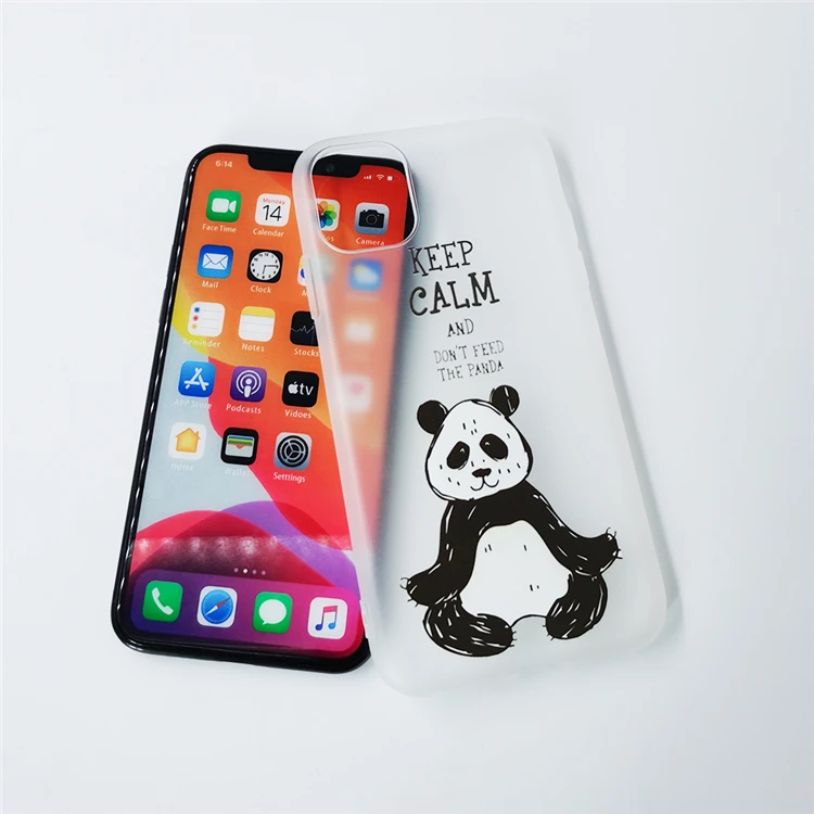 For Iphone 11 Case Cute Panda Frosted Tpu Case Soft Tpu Phone Cover For Iphone 11 Pro Max Buy Phone Case For Iphone X Custom Tpu Phone Cover With Lovely Cartoon