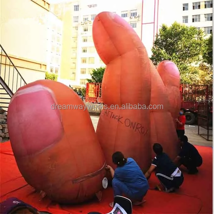 2024 Custom Realistic Inflatable Finger,Giant Inflatable Hand For ...