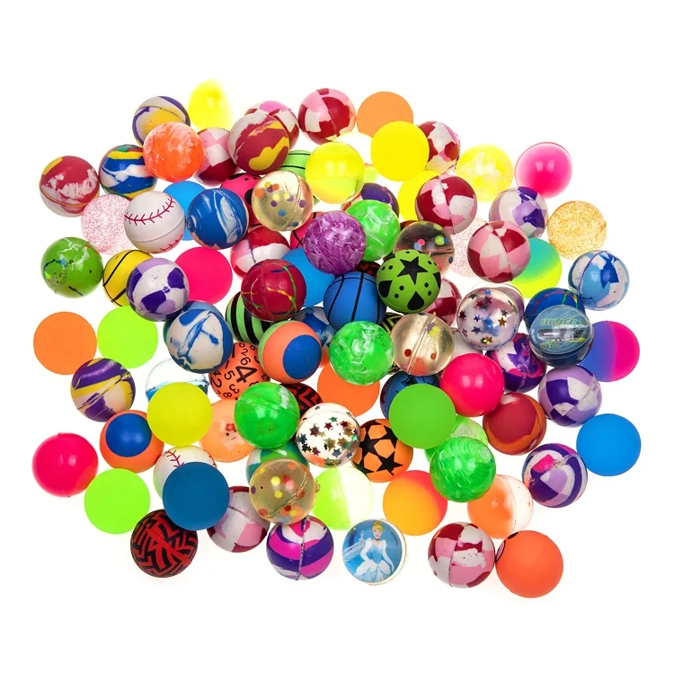 amazon hot sale cute 25 mm 27mm 32mm 45mm bouncy ball toys for