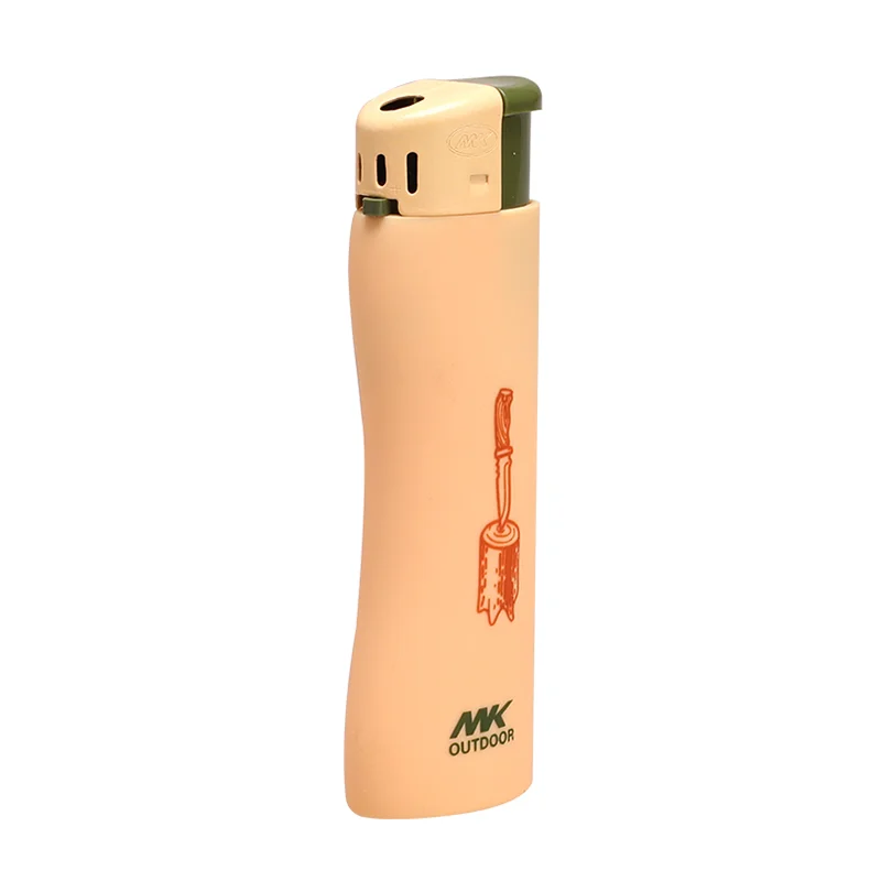 piezoelectric cigarette lighter MK Slim Plastic Electric Lighters Cigarette Lighter Minimalist  Piezoelectric Ignition Lighter