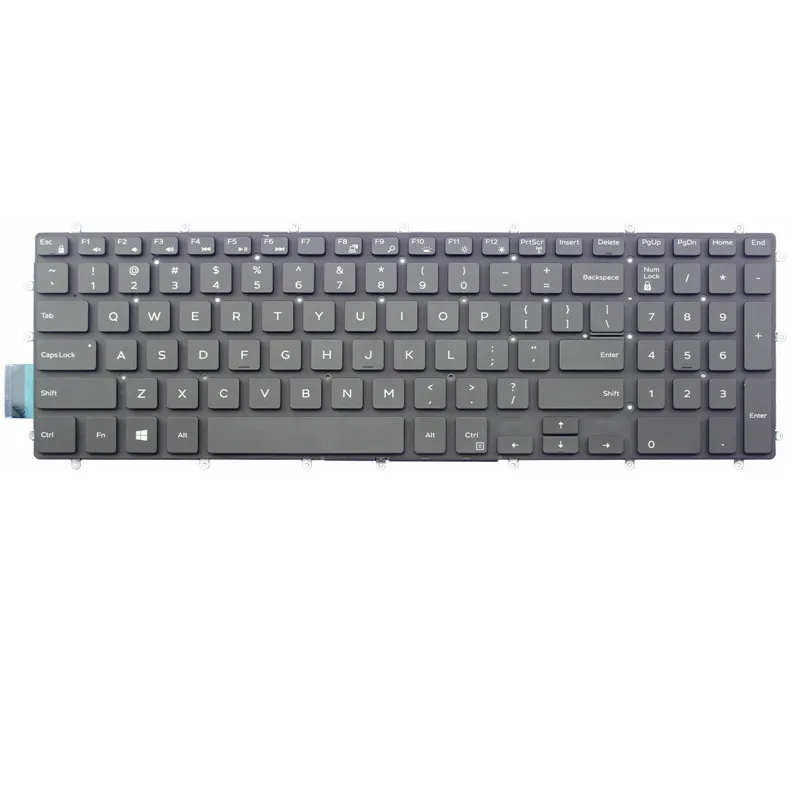 Высококачественная Оригинальная клавиатура для ноутбука Dell Inspiron 15 7566 5567 7567 5665 17-7000, черная клавиатура для ноутбука Dell
