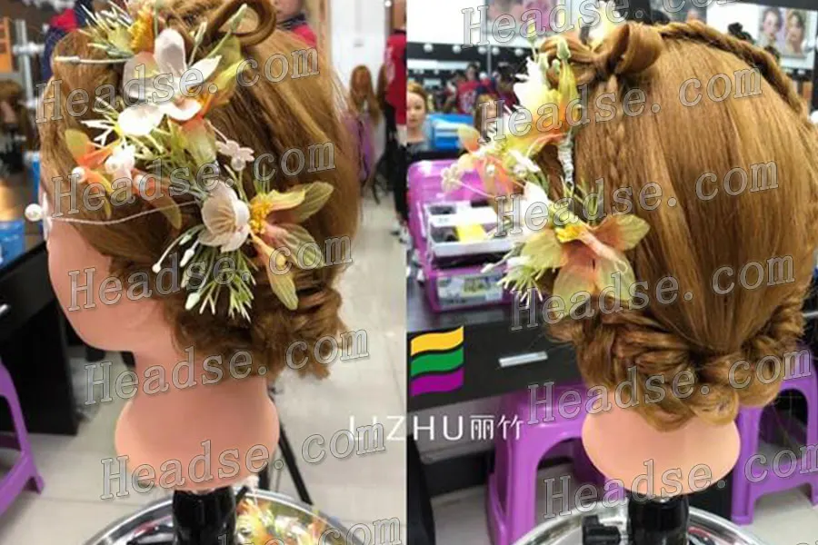 Yax Mixed Updo Practice Hairstyle
