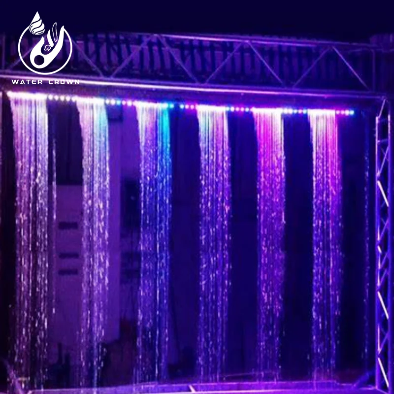 Water Crown Kolam Tirai Digital Moden Premium Luaran Taman Rekaan Kolam Berkualiti Tinggi