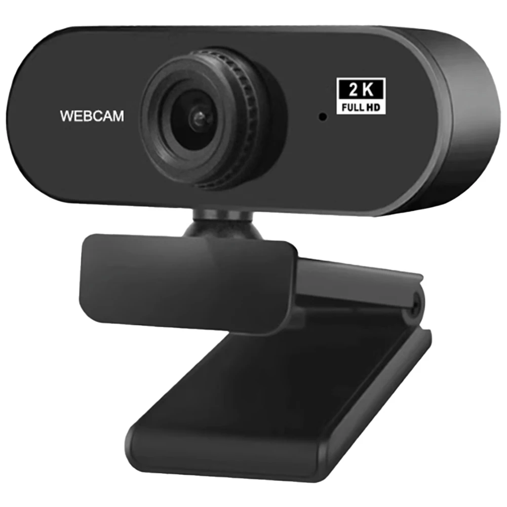 2K Full HD Webcam mit Mikrofon und USB-Anschluss für PC, Mac, Laptop, Desktop, YouTube, Skype – Mini-Kamera_voghion.com