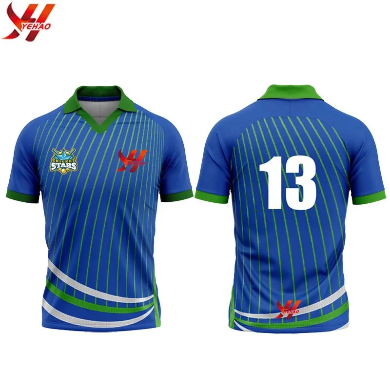 Source Wholesale Best Cheap Sports Team 100% Polyester Customized Logo Full  Sublimated New Design Cricket Jerseys on m.