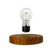 Wood base levitating bulb
